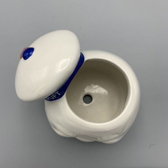 2019 Stay Puft Marshmallow Man Head Planter Figurine Pencil Holder Ghost Busters - Picture 7 of 12